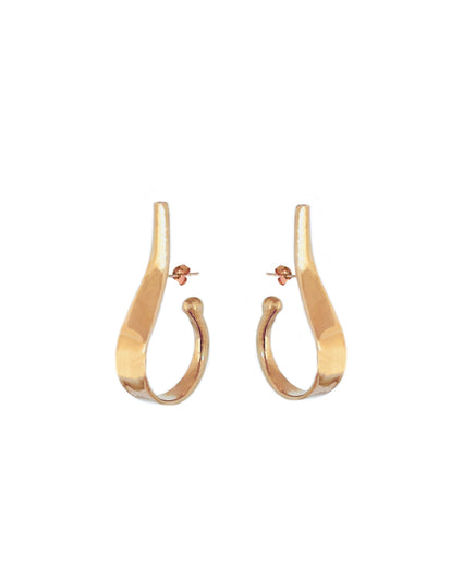FATIMA II HOOPS Earrings Kendall Conrad Gold Plated  
