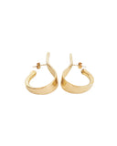 FATIMA II HOOPS Earrings Kendall Conrad Brass  