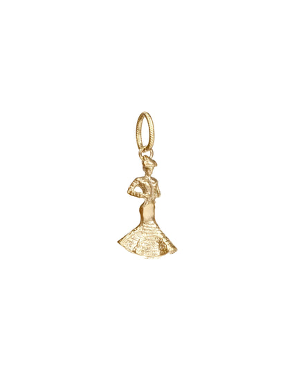 FLAMENCO DANCER CHARM jewelry, Kendall Conrad Brass  