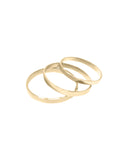 FLAT RING gold Kendall Conrad   