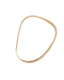 FLAT OBLIQUE BANGLE bangle Kendall Conrad Solid Brass  