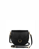GITANA V SADDLEBAG in Black Napa small leather bag Kendall Conrad   