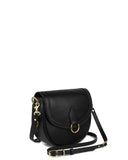 GITANA V SADDLEBAG in Black Napa small leather bag Kendall Conrad   