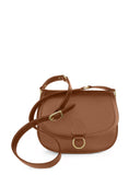 GITANA SADDLEBAG in Sienna Napa medium leather bag Kendall Conrad   