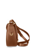 GITANA SADDLEBAG in Sienna Napa medium leather bag Kendall Conrad   