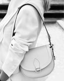 2"  SWIVEL SHOULDER STRAP in White Napa bag strap Kendall Conrad   