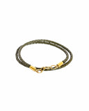 GUADIX DOUBLE WRAP BRACELET in Napa bracelet Kendall Conrad Olive  