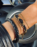 THIN  CUFF BRACELET gold, beach Kendall Conrad   