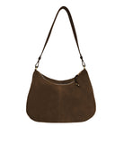 GUAPA HOBO BAG in Umber Suede hobo bag Kendall Conrad   