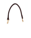 HAND-STITCHED SHOULDER STRAP in Chocolate Napa leather strap Kendall Conrad   