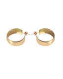 HEMISPHERE II HOOP EARRINGS jewelry Kendall Conrad Gold Plated  