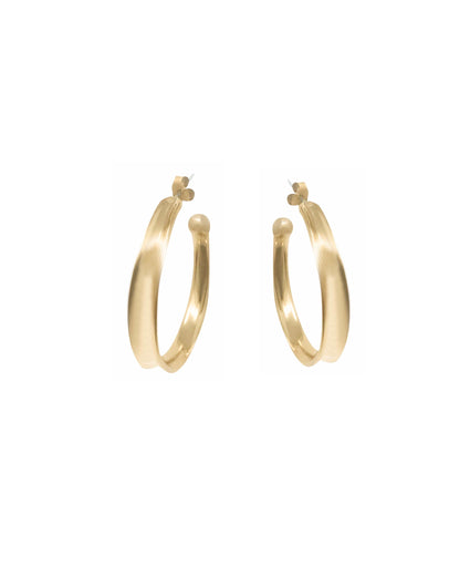 IMAAN II HOOP EARRINGS jewelry, Kendall Conrad Gold Plated  