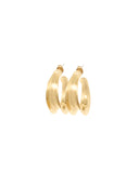 IMAAN HOOP EARRINGS jewelry, Kendall Conrad Gold Plated  