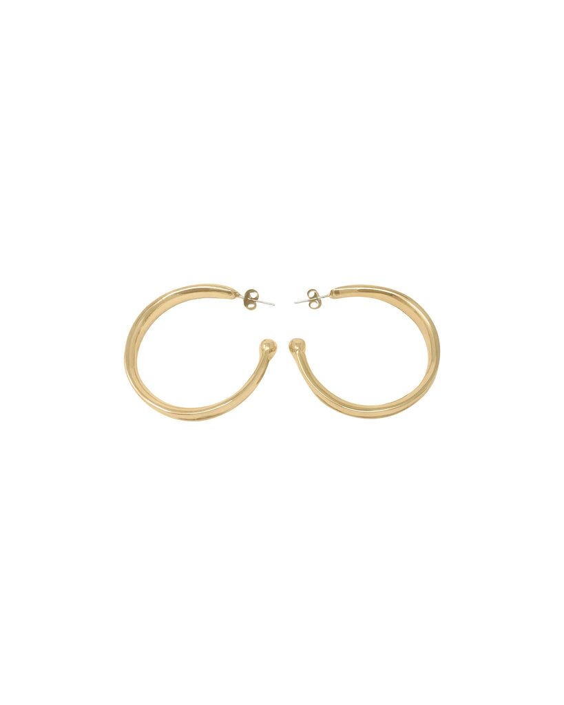 IMAAN II HOOP EARRINGS jewelry, Kendall Conrad Brass  