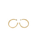 IMAAN II HOOP EARRINGS jewelry, Kendall Conrad Brass  