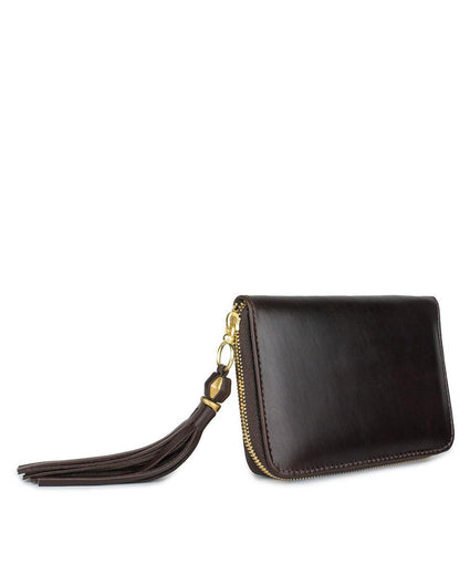 iPHONE CASE in Chocolate Napa leather case Kendall Conrad iPhone  