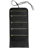 JEWELRY ROLL in Black Napa leather case Kendall Conrad   