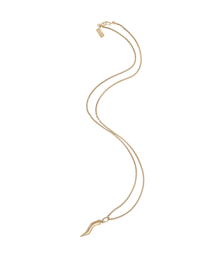 ISLERO PENDANT jewelry, Kendall Conrad Brass Natural Brown 