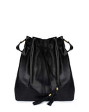 L'AVENTURA LARGE BUCKET BAG in Black Napa leather Kendall Conrad   