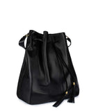 L'AVENTURA LARGE BUCKET BAG in Black Napa leather Kendall Conrad   