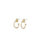 LITTLE BALL HOOP EARRINGS jewelry, Kendall Conrad Gold Plated  