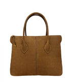 LUPE SINO II TOTE BAG in Sienna Suede tote bag Kendall Conrad   