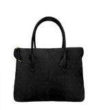LUPE SINO II TOTE BAG in Black Suede tote bag Kendall Conrad   