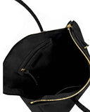 LUPE SINO II TOTE BAG in Black Suede tote bag Kendall Conrad   