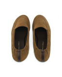 MANOLETE LOAFERS in Chestnut Suede loafers Kendall Conrad   
