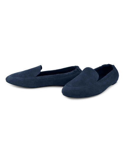 MANOLETE LOAFERS in Navy Suede loafers Kendall Conrad   
