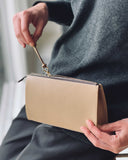 MAQUILLAJE ZIP POUCH in White Napa case goods Kendall Conrad   
