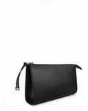 MAQUILLAJE ZIP POUCH in Black Napa case goods Kendall Conrad   