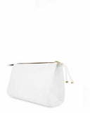 MAQUILLAJE ZIP POUCH in White Napa case goods Kendall Conrad   