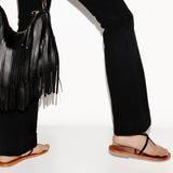 MARTINGALA SANDALS in Black Napa Leather sandals Kendall Conrad   