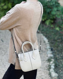 MINI LUPE SINO CROSSBODY in Sienna Napa mini bag Kendall Conrad   