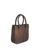 MINI LUPE SINO CROSSBODY in Umber Napa mini bag Kendall Conrad   