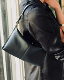 MINI NEREIDA SHOULDER BAG in Black Napa mini bag Kendall Conrad   