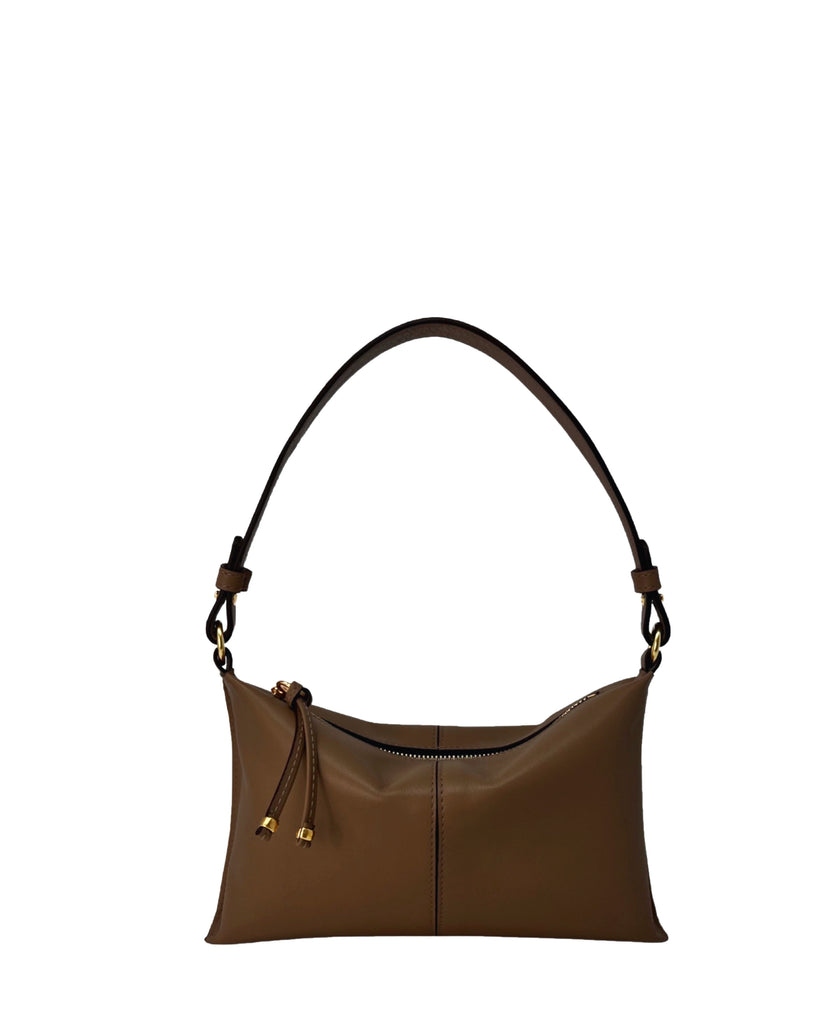MINI NEREIDA SHOULDER BAG in Umber Napa mini bag Kendall Conrad   