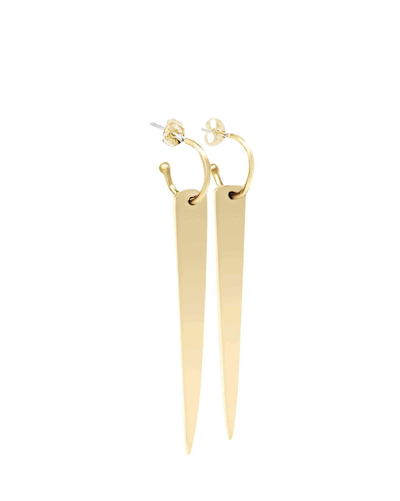 MOUNIA III HOOP EARRINGS jewelry, Kendall Conrad Brass  