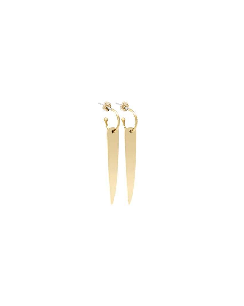 MOUNIA II HOOP EARRINGS jewelry, Kendall Conrad Brass  