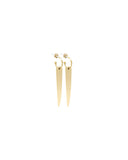 MOUNIA II HOOP EARRINGS jewelry, Kendall Conrad Brass  
