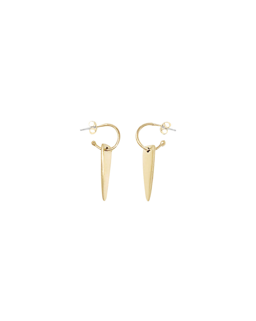MOUNIA I HOOP EARRINGS jewelry, Kendall Conrad Brass  