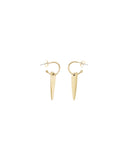 MOUNIA I HOOP EARRINGS jewelry, Kendall Conrad Brass  
