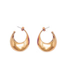 NABILA II HOOPS Earrings Kendall Conrad Brass  