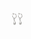NABILA CHARM HOOP EARRINGS  Kendall Conrad Sterling Silver  