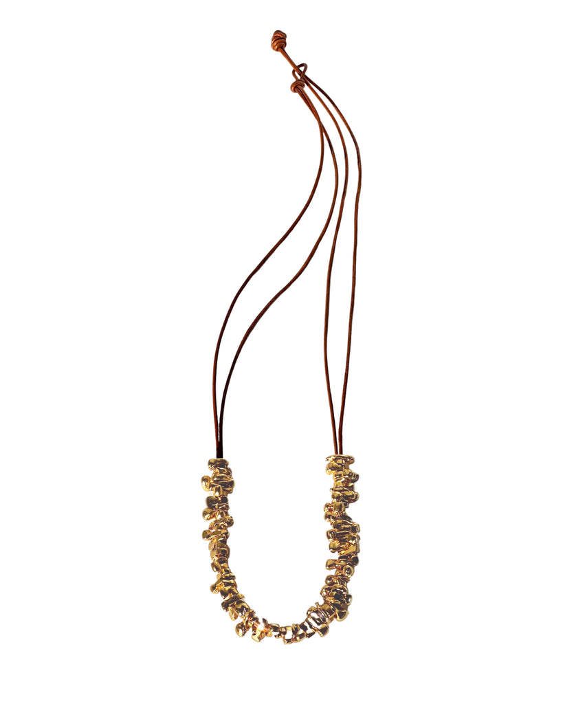 NAHLA BEADED NECKLACE necklace Kendall Conrad Brown  