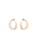 NAKED SMALL HOOP EARRINGS jewelry, Kendall Conrad Brass  