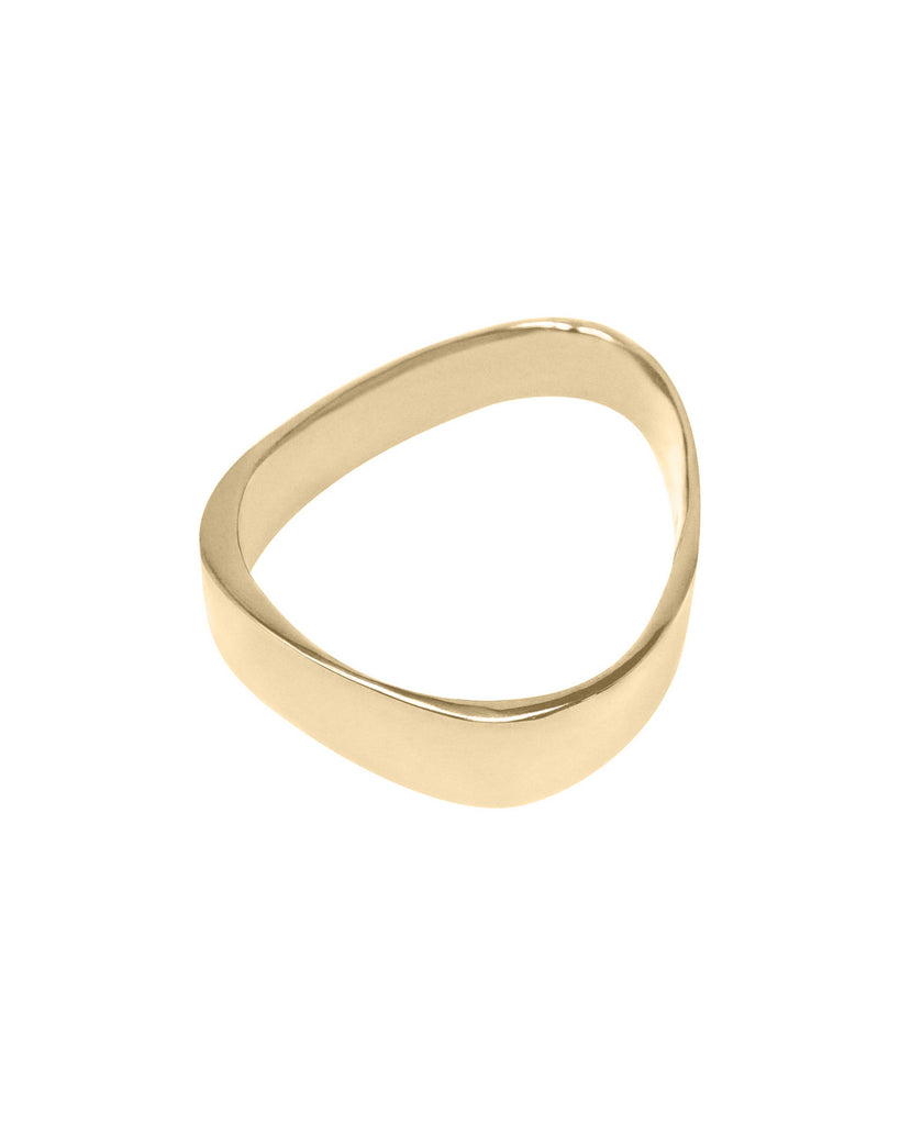 NAKED OBLIQUE BANGLE jewelry, Kendall Conrad Brass  