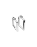 NAKED SQUARE HOOP EARRINGS jewelry, Kendall Conrad   