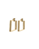 NAKED SQUARE HOOP EARRINGS jewelry, Kendall Conrad   